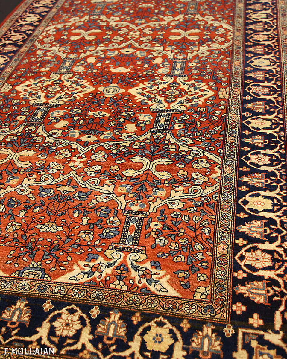 Antique Persian Saruk Farahan Rug n°:28723123